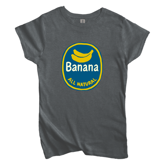 T-Shirt S / Dark Heather Women's Tee Banana All Natural