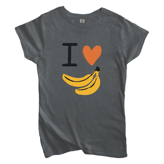 T-Shirt S / Dark Heather Women's Tee Bananas
