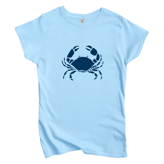 T-Shirt S / Light Blue Women's Tee Crab