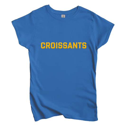 T-Shirt S / Royal Women's Tee Croissants