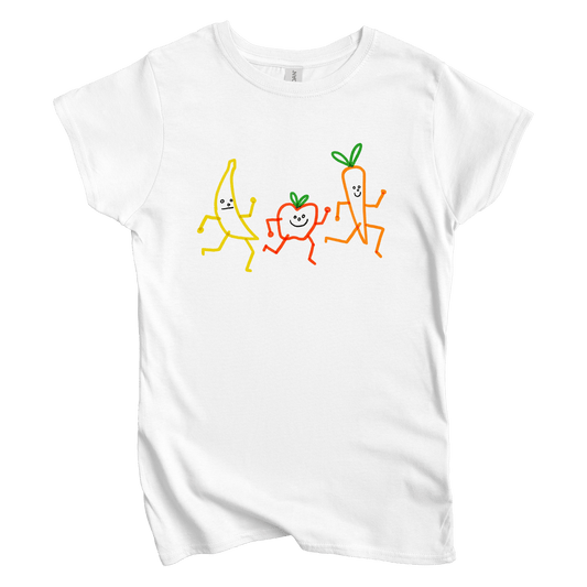 T-Shirt S / White Women's Tee Eat Healthy