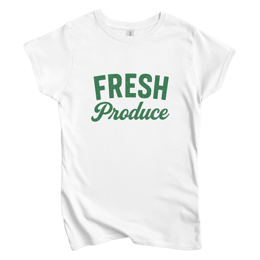 T-Shirt S / White Women's Tee Fresh Produce