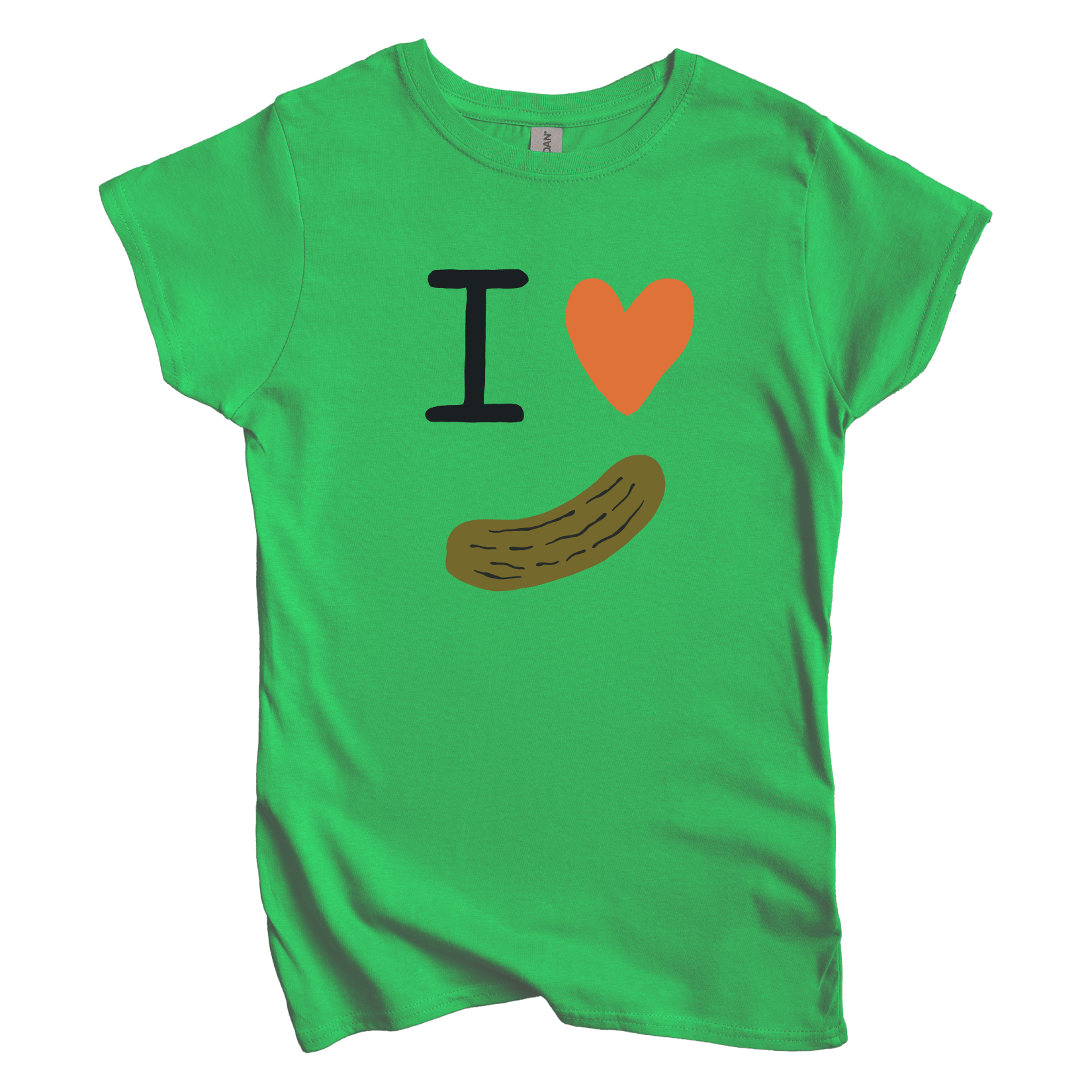 T-Shirt S / Irish Green Women's Tee I Love Pickles