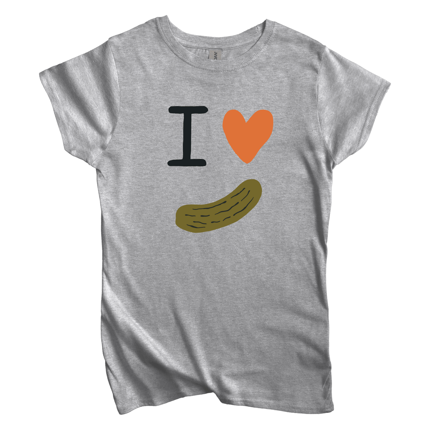 T-Shirt S / Sport Grey Women's Tee I Love Pickles