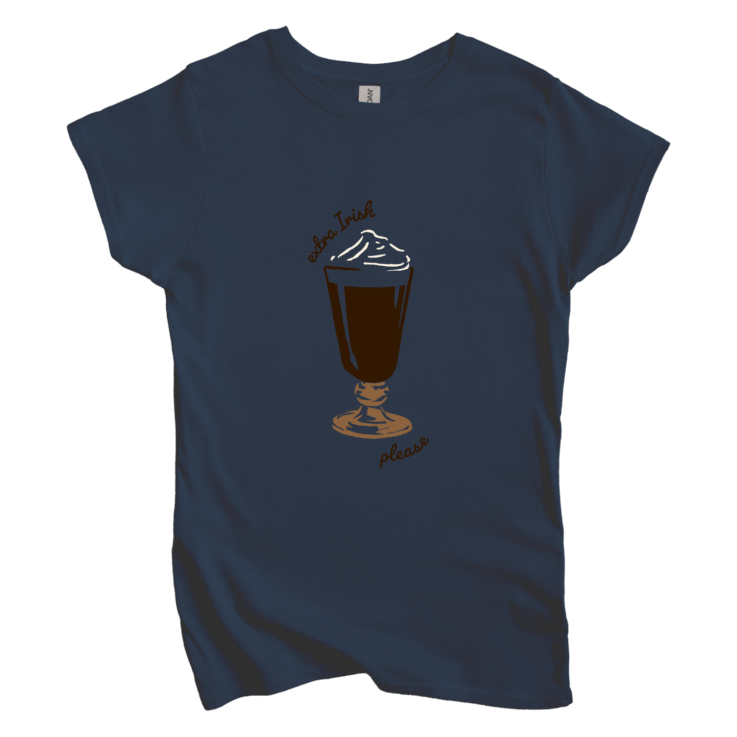 T-Shirt S / Navy Women's Tee  Irish Coffee