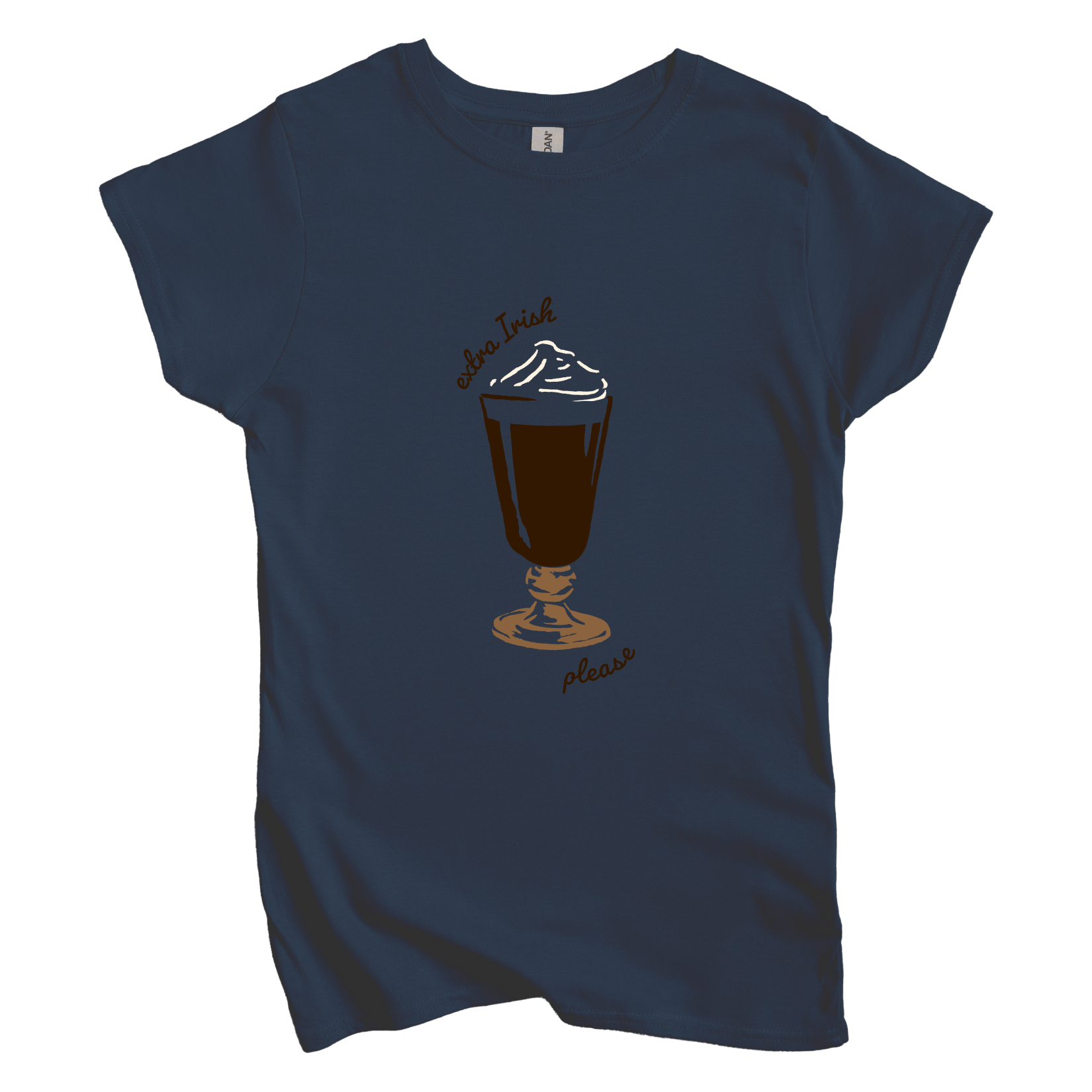 T-Shirt S / Navy Women's Tee  Irish Coffee