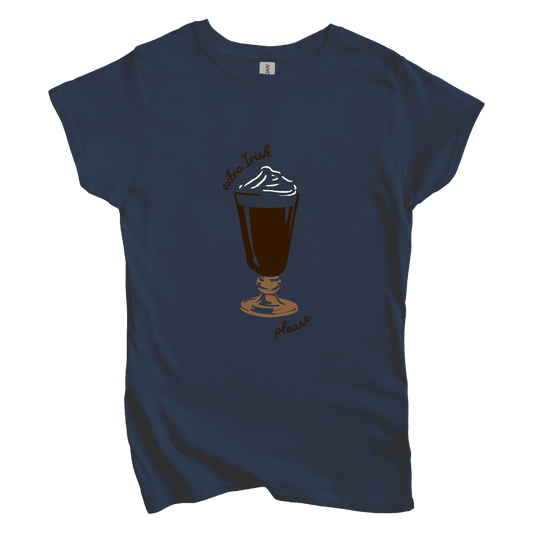 T-Shirt S / Navy Women's Tee  Irish Coffee