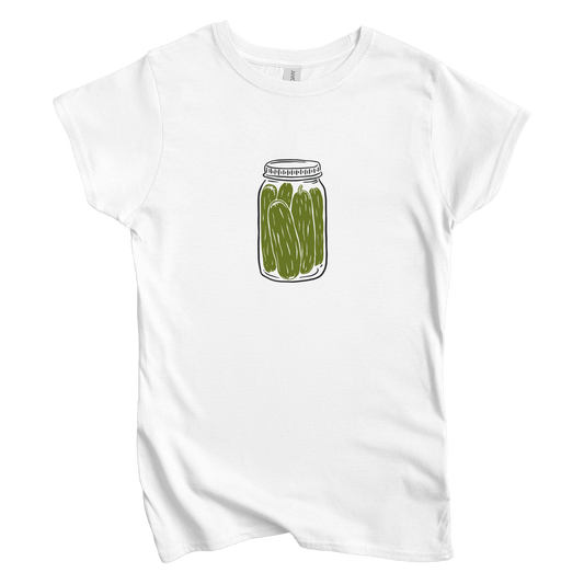 T-Shirt S / White Women's Tee Jar of Pickles