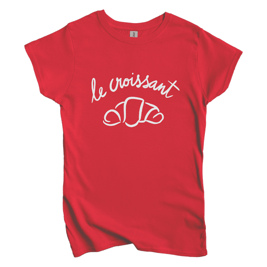 T-Shirt S / Red Women's Tee Le Croissant