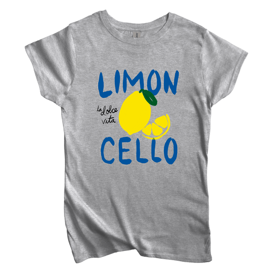 T-Shirt S / Sport Grey Women's Tee Lemon Cello