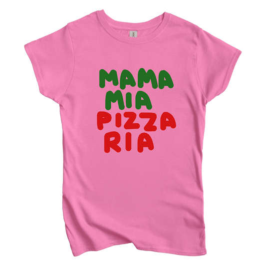 T-Shirt S / Azalea Women's Tee Mama Mia Pizza Ria