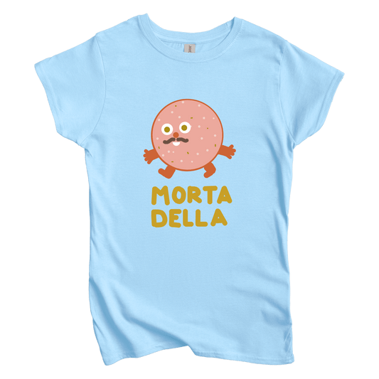 T-Shirt S / Light Blue Women's Tee Mortadella: Longoland