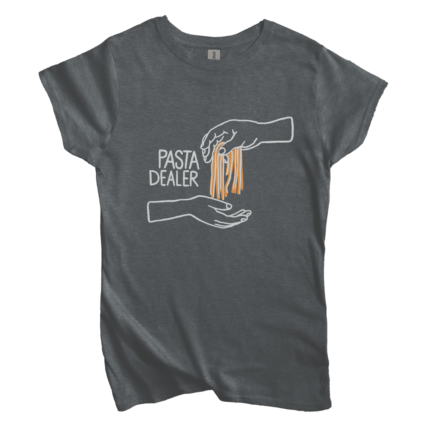 T-Shirt S / Dark Heather Women's Tee Pasta Dealer