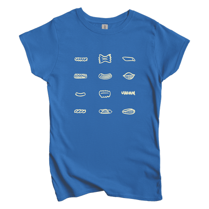 T-Shirt Royal / S Women's Tee Pasta Shapes