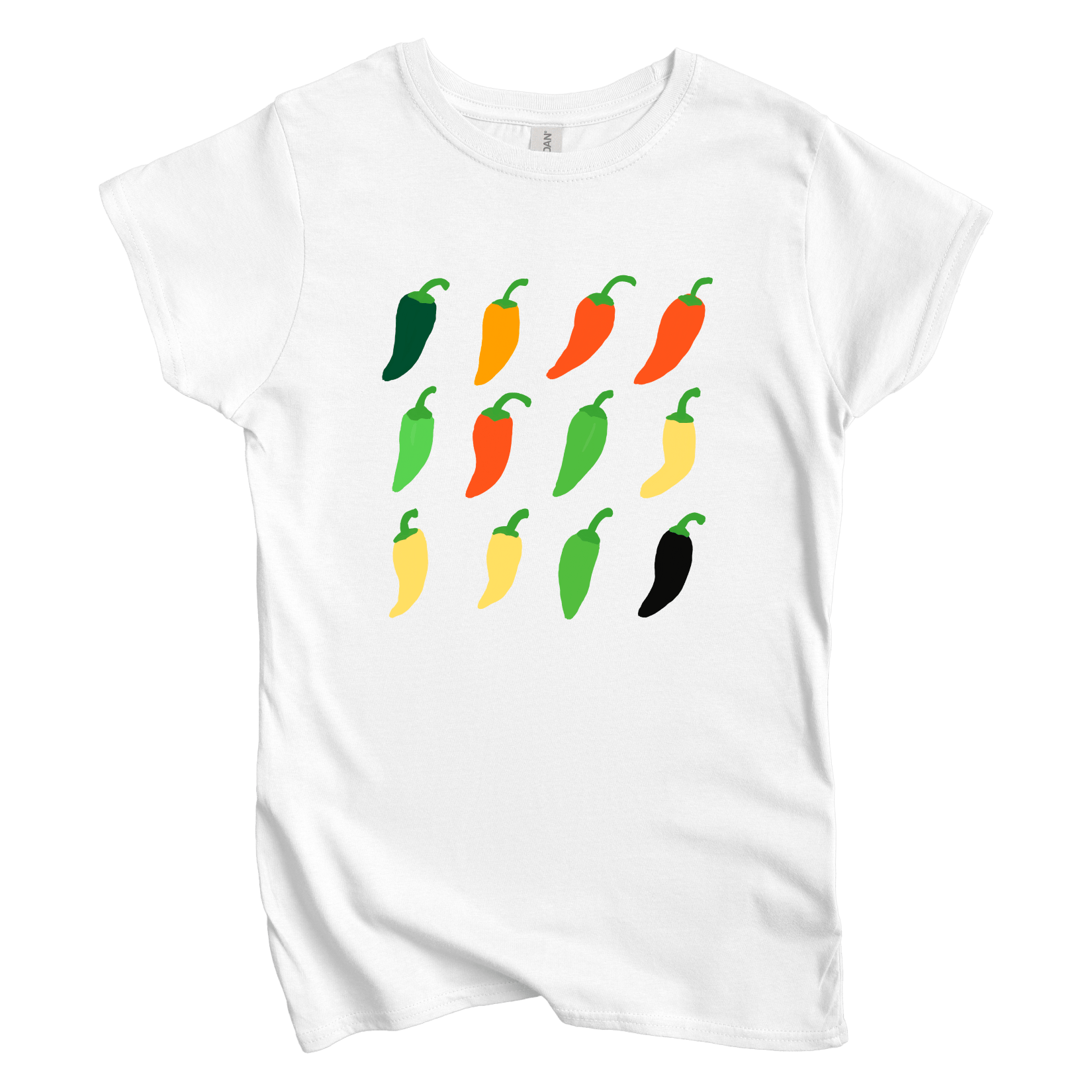 T-Shirt S / White Women's Tee Pepper Grid