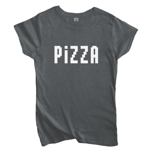 T-Shirt S / Dark Heather Women's Tee Pizza