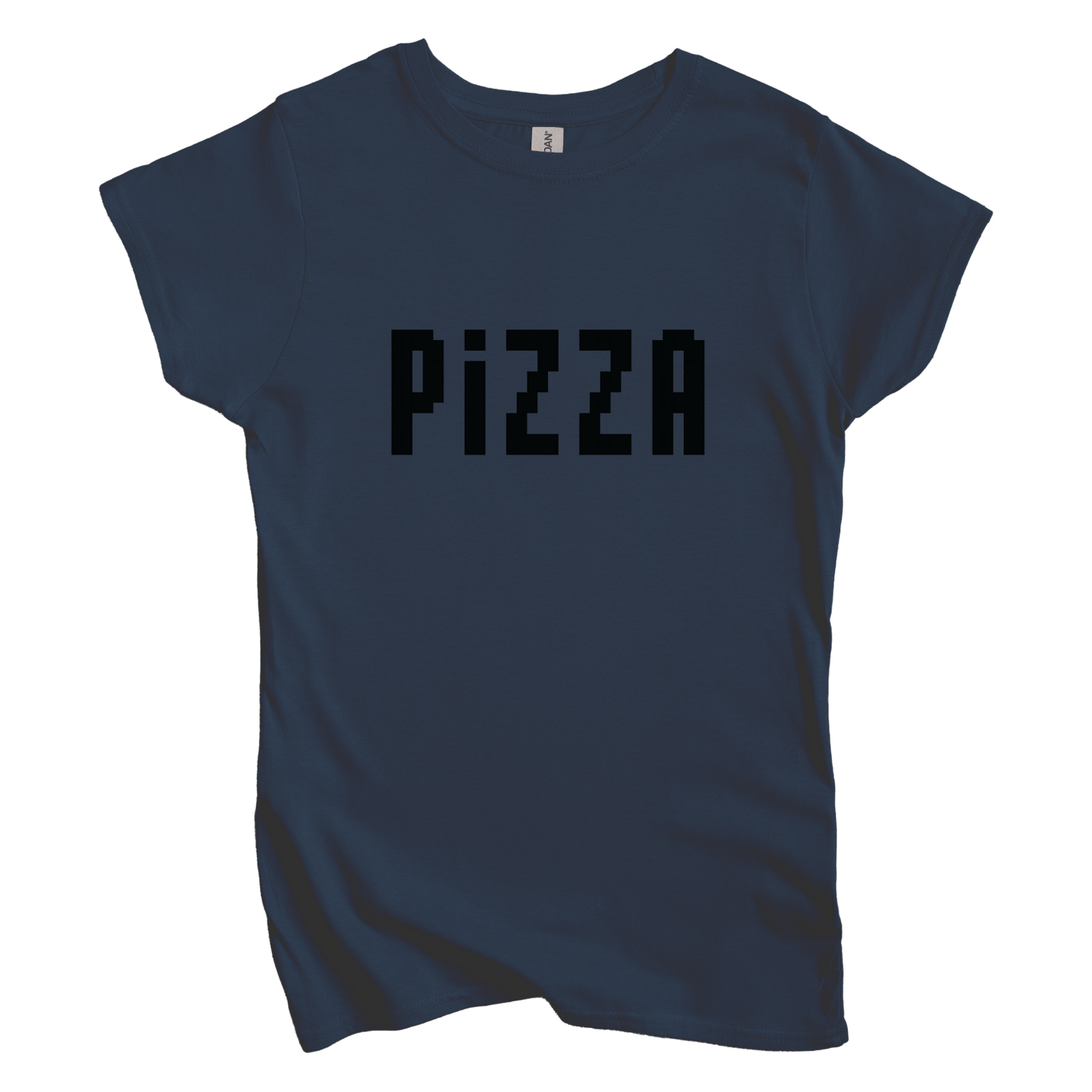 T-Shirt S / Navy Women's Tee Pizza