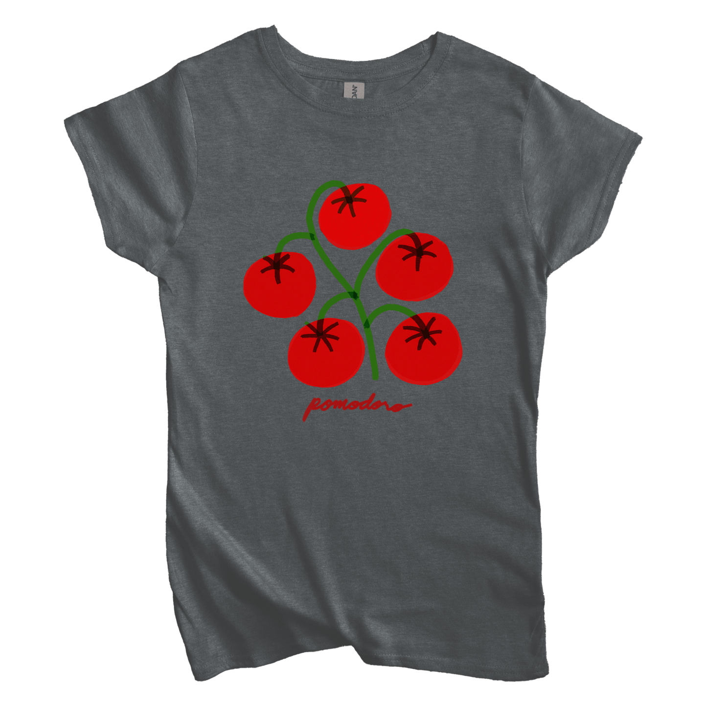 T-Shirt Dark Heather / S Women's Tee Pomodoro
