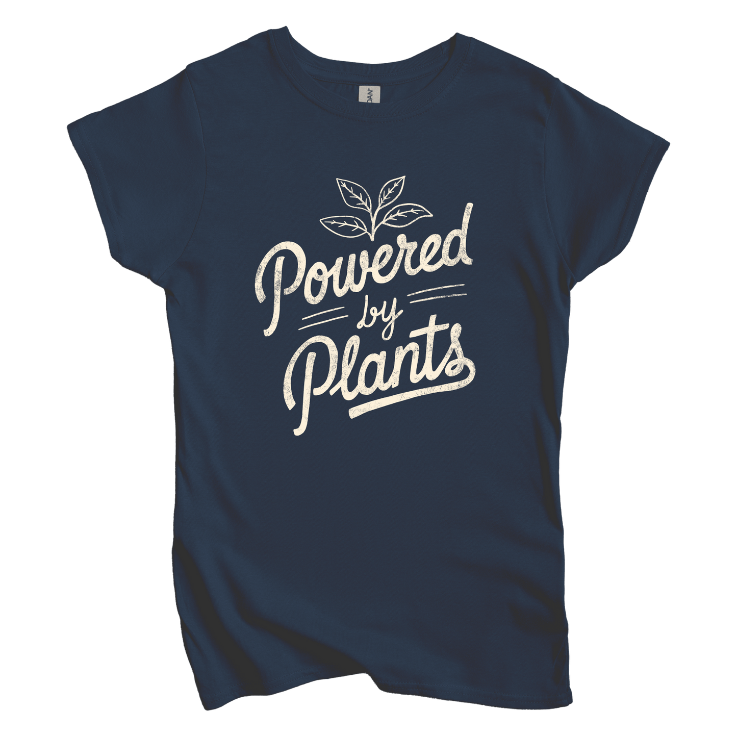 T-Shirt S / Navy Women's Tee Powered by Plants