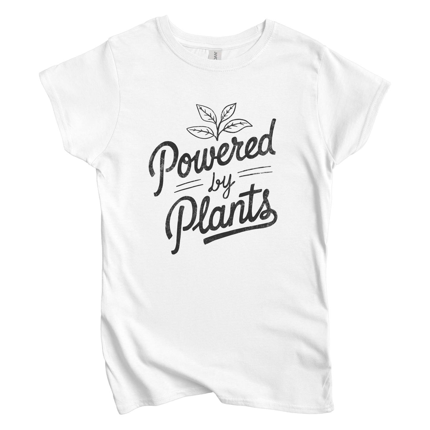 T-Shirt S / White Women's Tee Powered by Plants