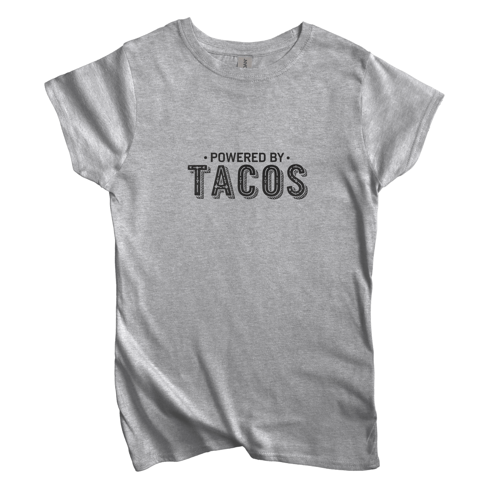 T-Shirt S / Sport Grey Women's Tee Powered by Tacos
