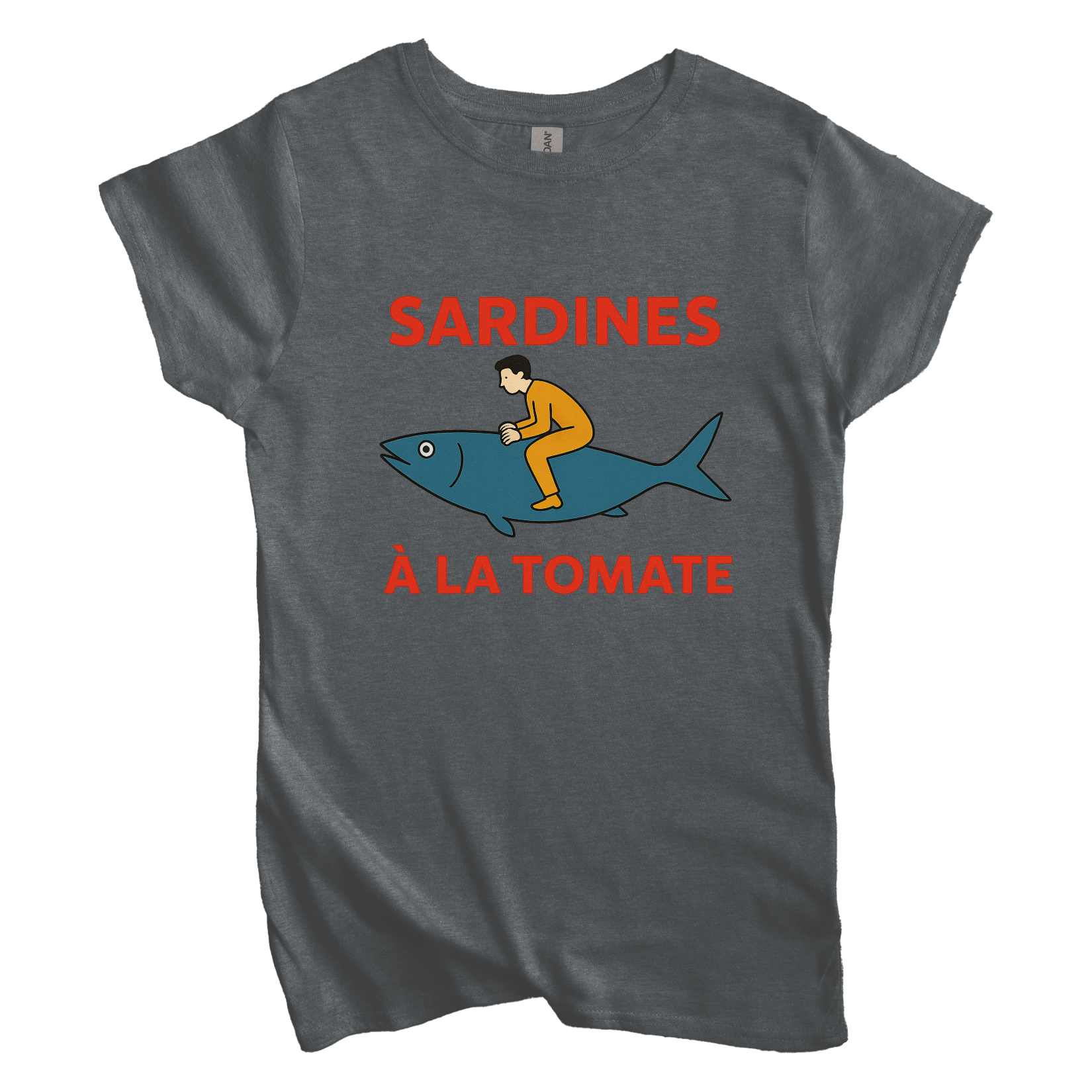 T-Shirt Women's Tee Sardines A La Tomata