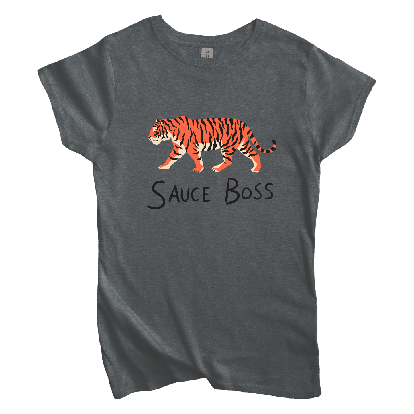 T-Shirt Dark Heather / S Women's Tee Sauce Boss