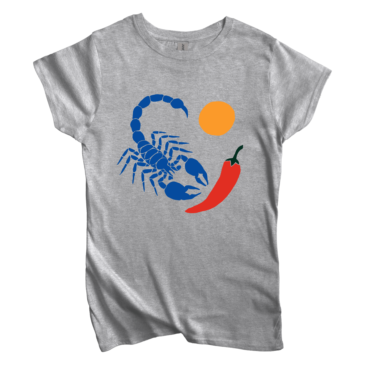 T-Shirt S / Sport Grey Women's Tee Scorpion Chili Sun