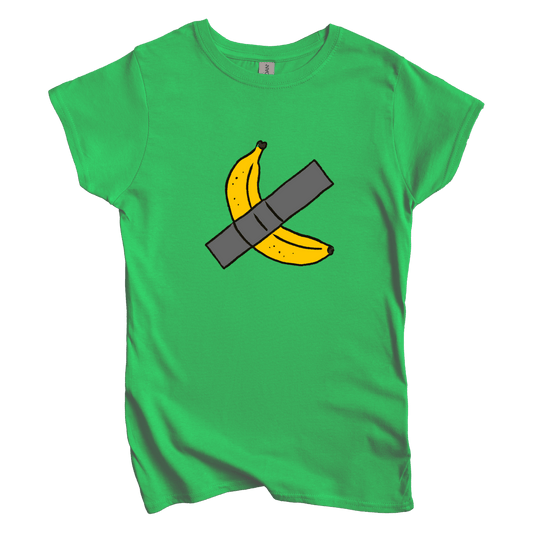 T-Shirt S / Irish Green Women's Tee Taped Banana