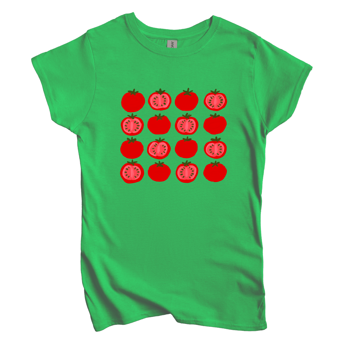 T-Shirt S / Irish Green Women's Tee Tomato Grid