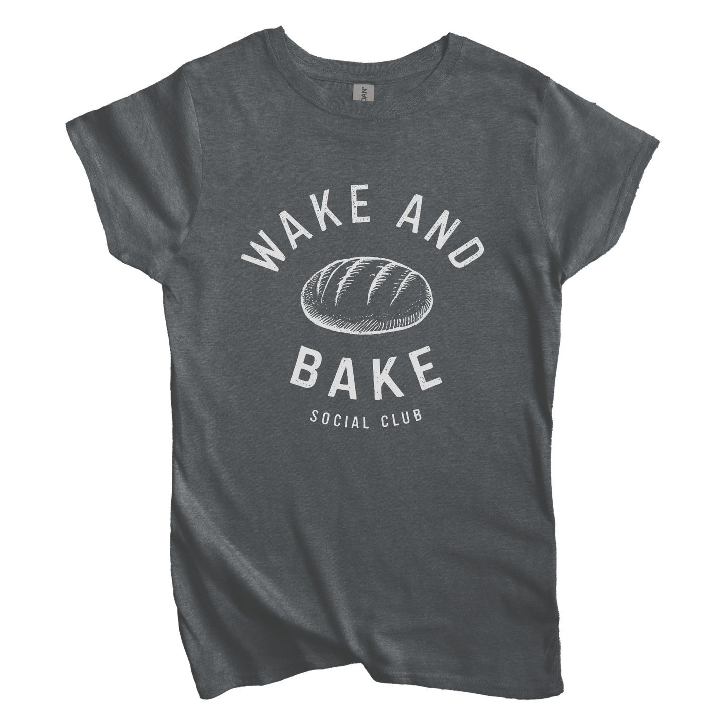 T-Shirt S / Dark Heather Women's Tee Wake and Bake Social Club