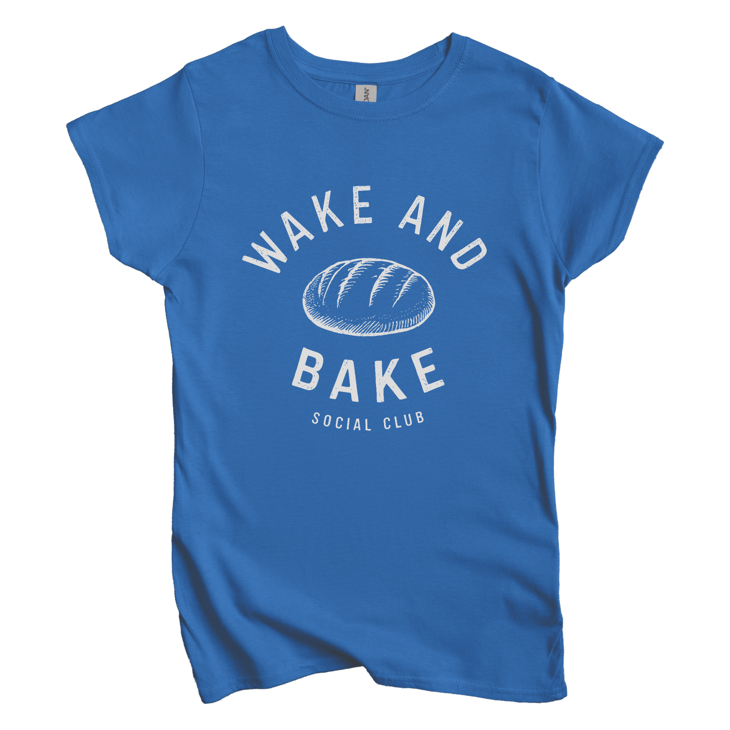 T-Shirt S / Royal Women's Tee Wake and Bake Social Club