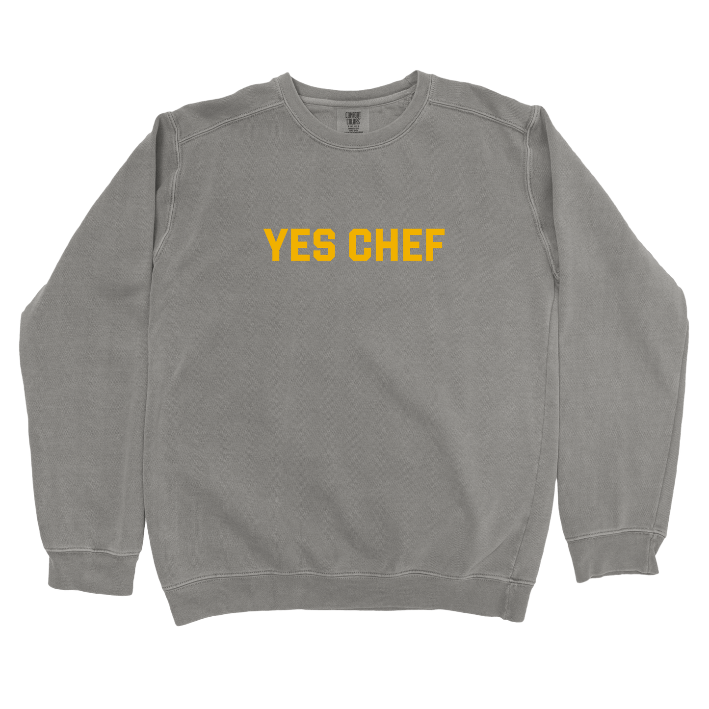 T-Shirts Grey / S Yes Chef Sweatshirt