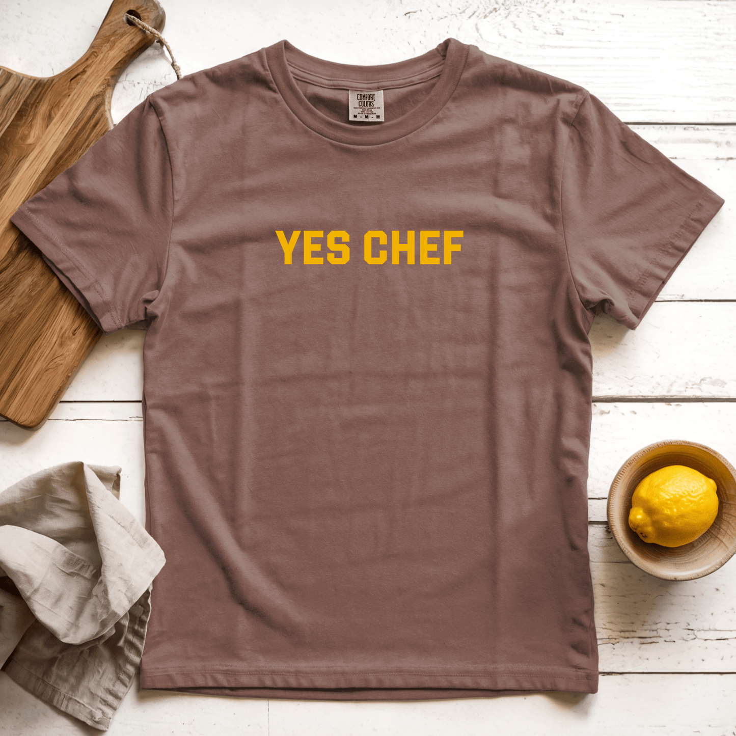 T-Shirts Espresso / S Yes Chef
