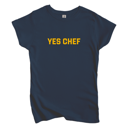 T-Shirts S / Navy Yes Chef Women's Tee