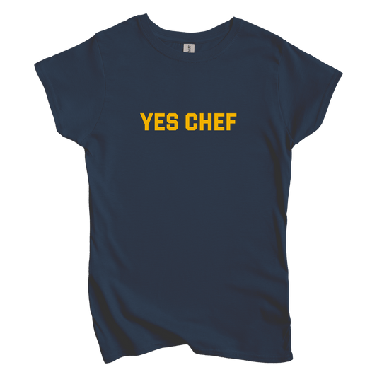 T-Shirts S / Navy Yes Chef Women's Tee