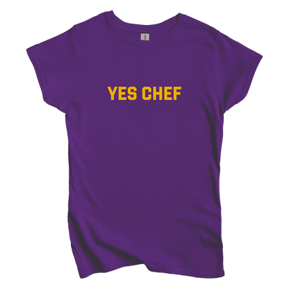 T-Shirts S / Purple Yes Chef Women's Tee