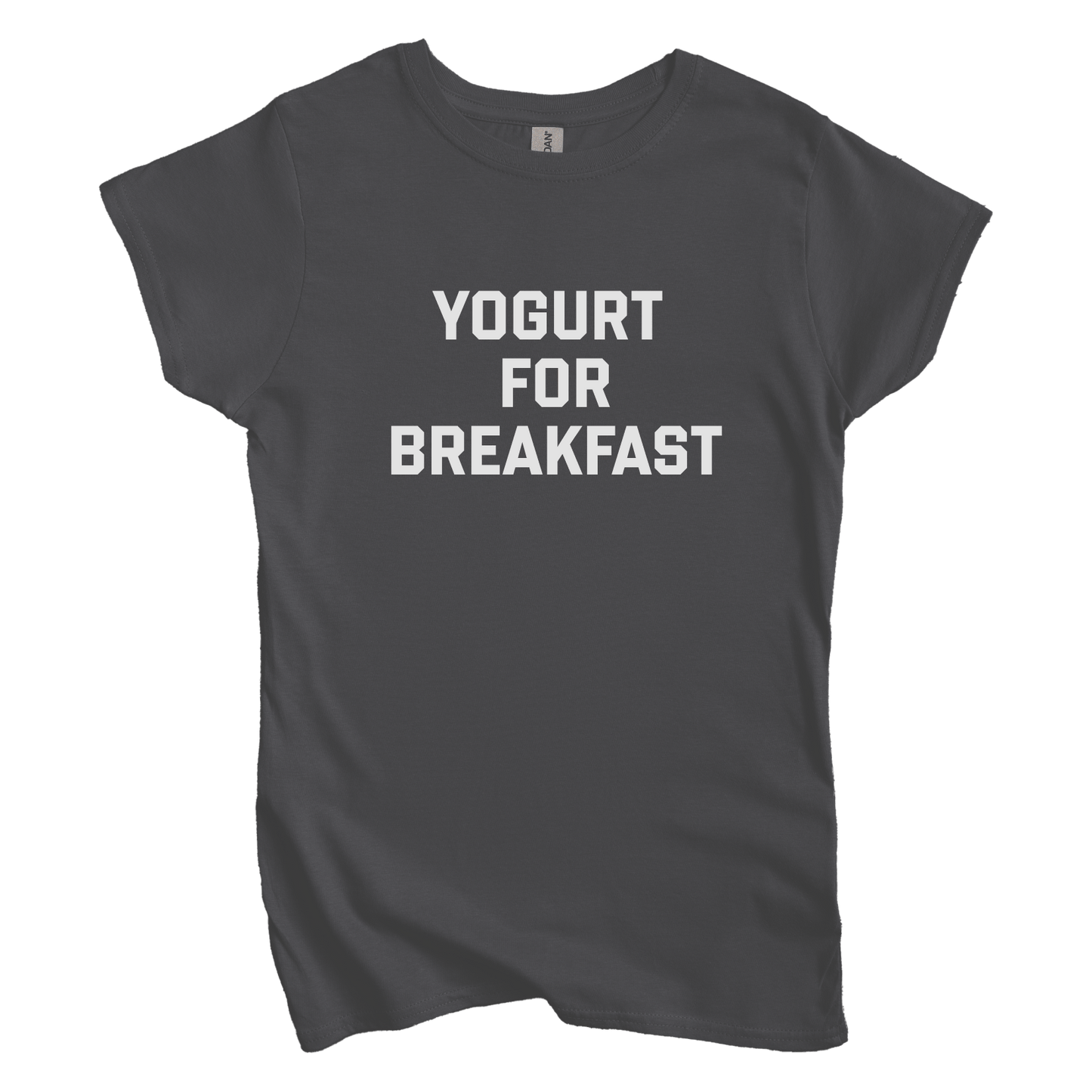 T-Shirt M / Charcoal Yogurt for Breakfast Women's Tee