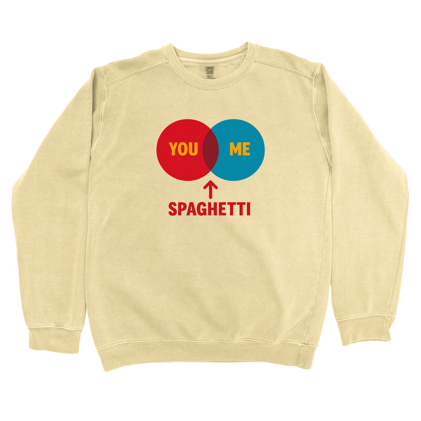 Sweatshirt Butter / S You, Me Spaghetti Sweatshirt