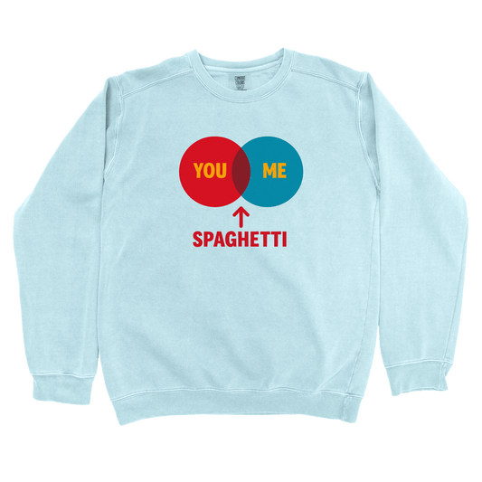 Sweatshirt Chambray / S You, Me Spaghetti Sweatshirt
