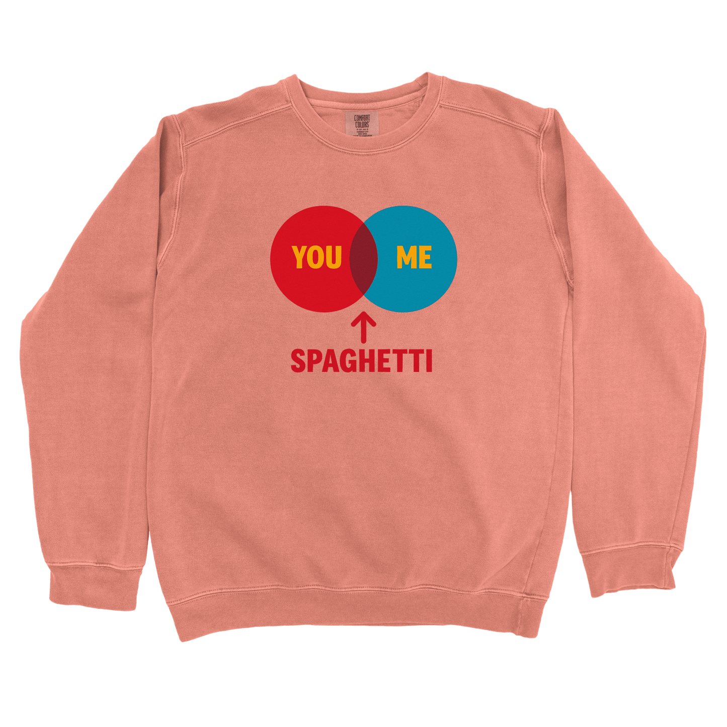 Sweatshirt Terracotta / S You, Me Spaghetti Sweatshirt