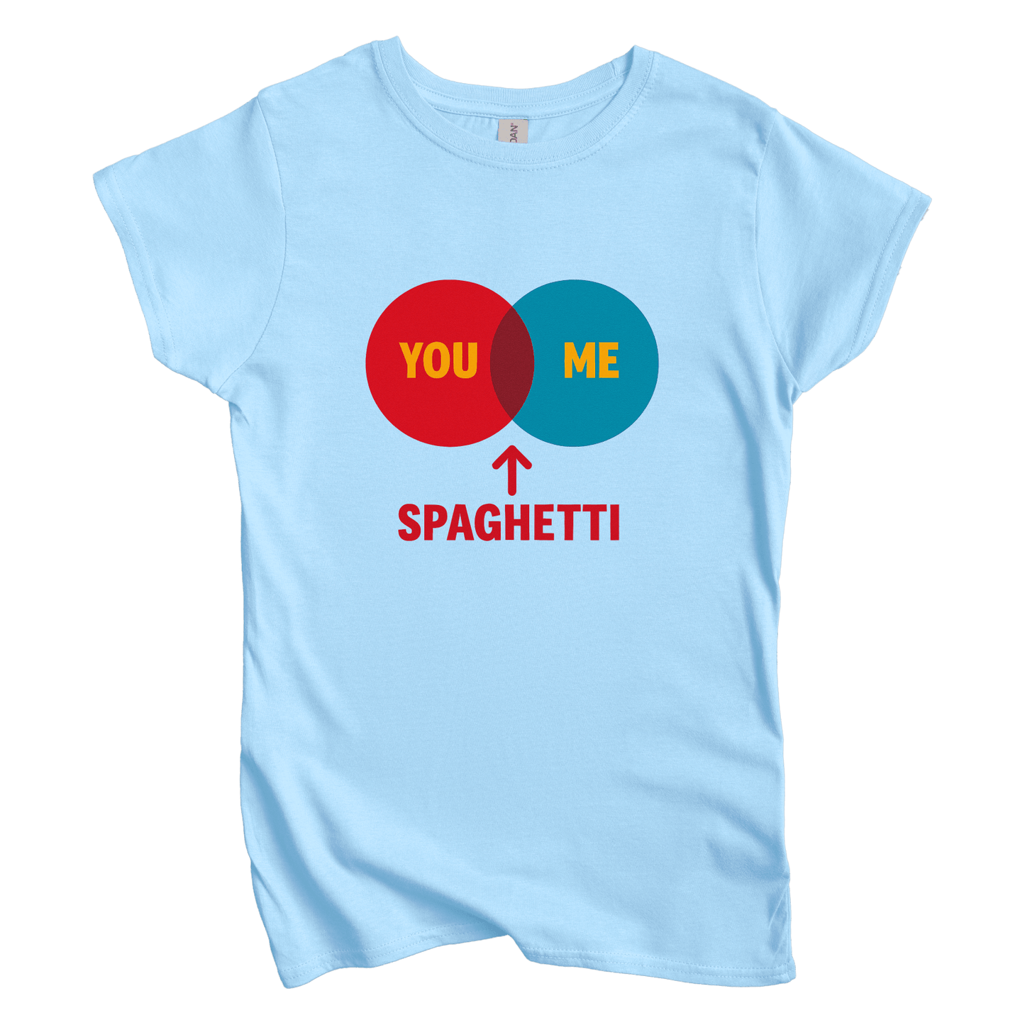 T-Shirt S / Light Blue You, Me Spaghetti Women's Tee