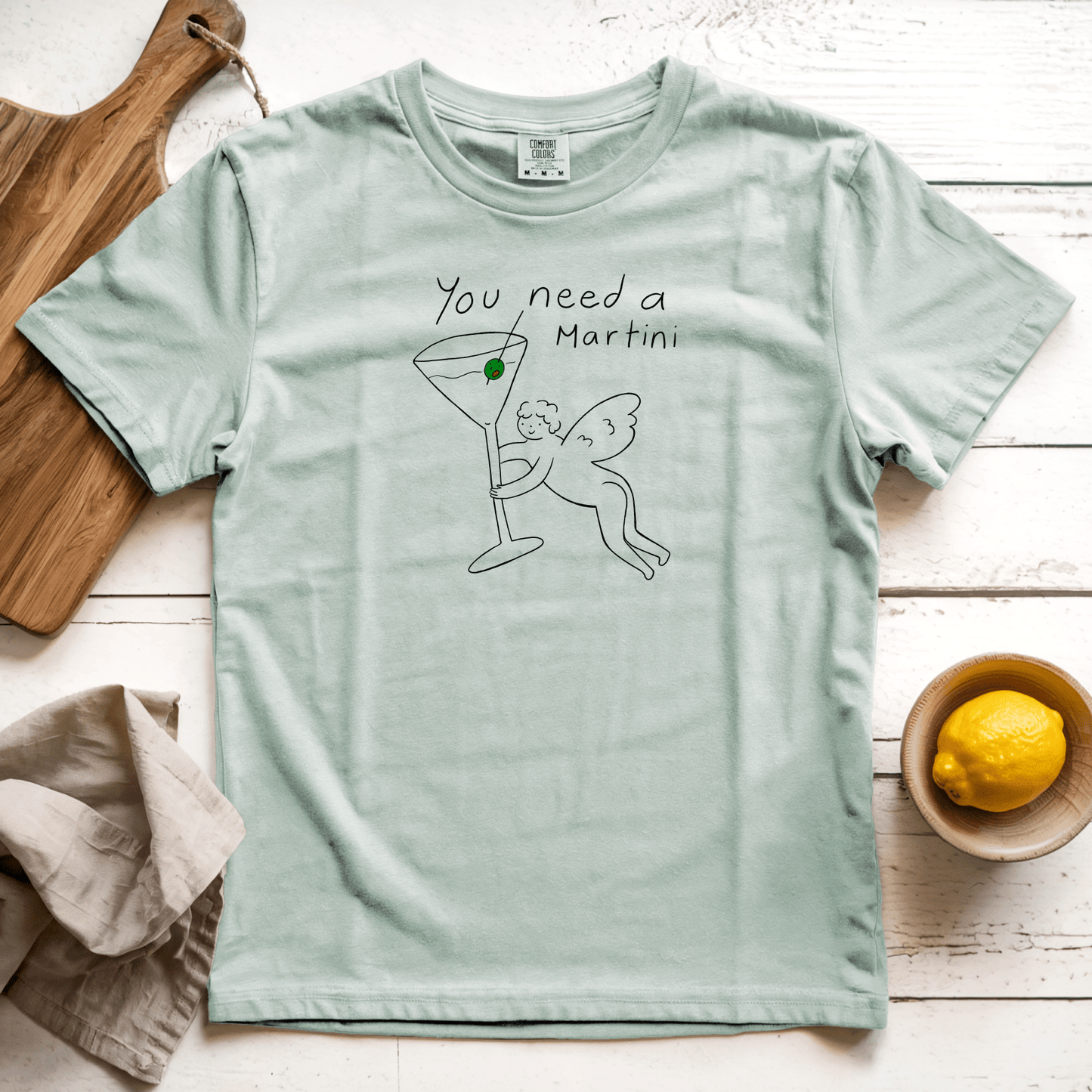 T-Shirts Bay / S You need a Martini: Woblylines