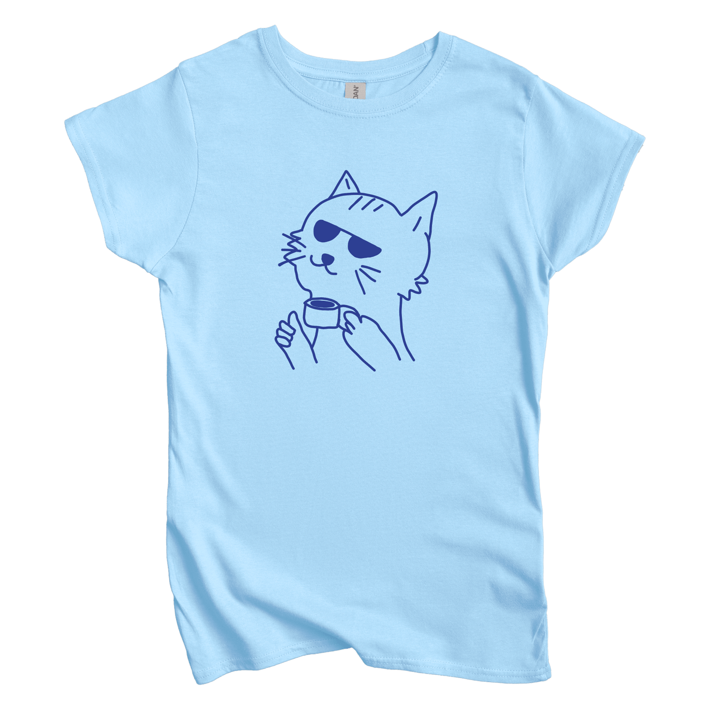 T-Shirt S / Light Blue Zero Bothers Given: Sae Karepe Women's Tee