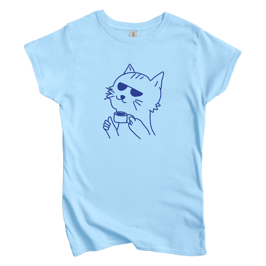 T-Shirt S / Light Blue Zero Bothers Given: Sae Karepe Women's Tee
